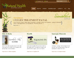 Natural Health Ecommerce online sales website